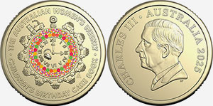 2 dollars 2025 Hickory Dickory Watch cake coin