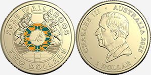 2 dollars 2025 Wallaroos Coin Australia