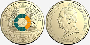 2 dollars 2025 Wallaroos Coin Australia