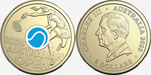 2 dollars 2025 Women's Australian Open Australia