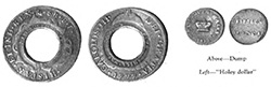 Holey dollar and dump