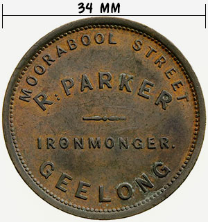 R. Parker - Ironmonger - 34 mm