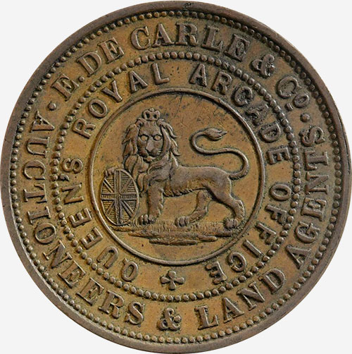 E. De Carle & Co - Merchants - Obverse # 1