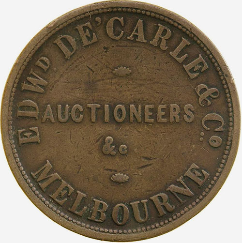E. De Carle & Co - Merchants - Obverse # 2