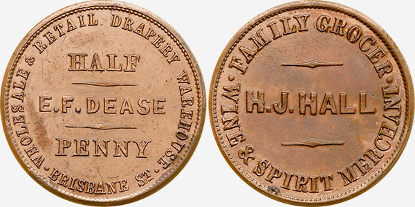 Half Penny Edward Francis Dease - Draper - Mule