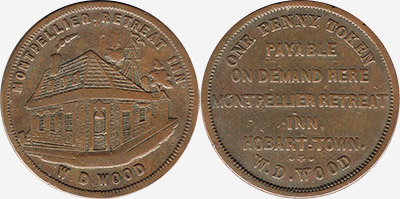 W.D. Wood - Montpelier Retreat - Penny - Token